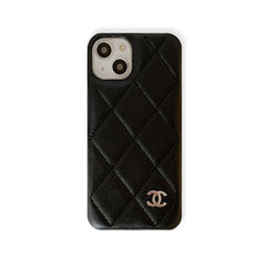 Étui iPhone en Cuir Classique CC Noir -RCCC168