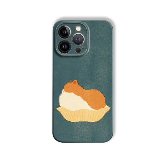 Obese kitten Phone Case For iPhone Atrovirens- 635120591741