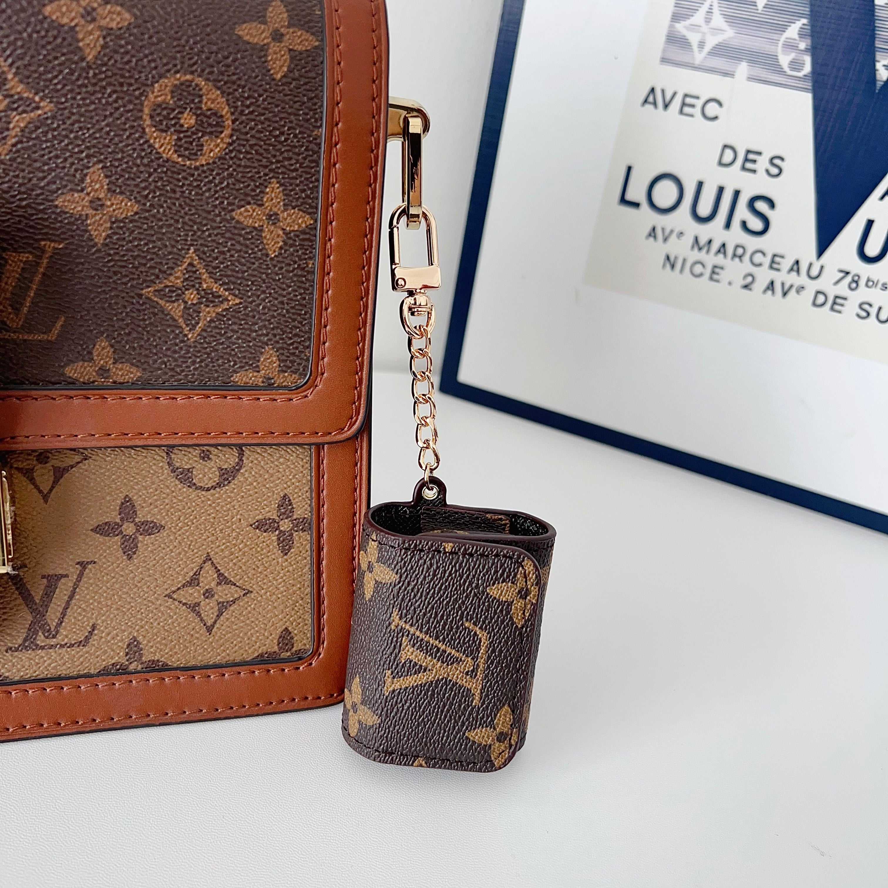 High-quality Monogram AirPods Cases Big Printing-RCLV124