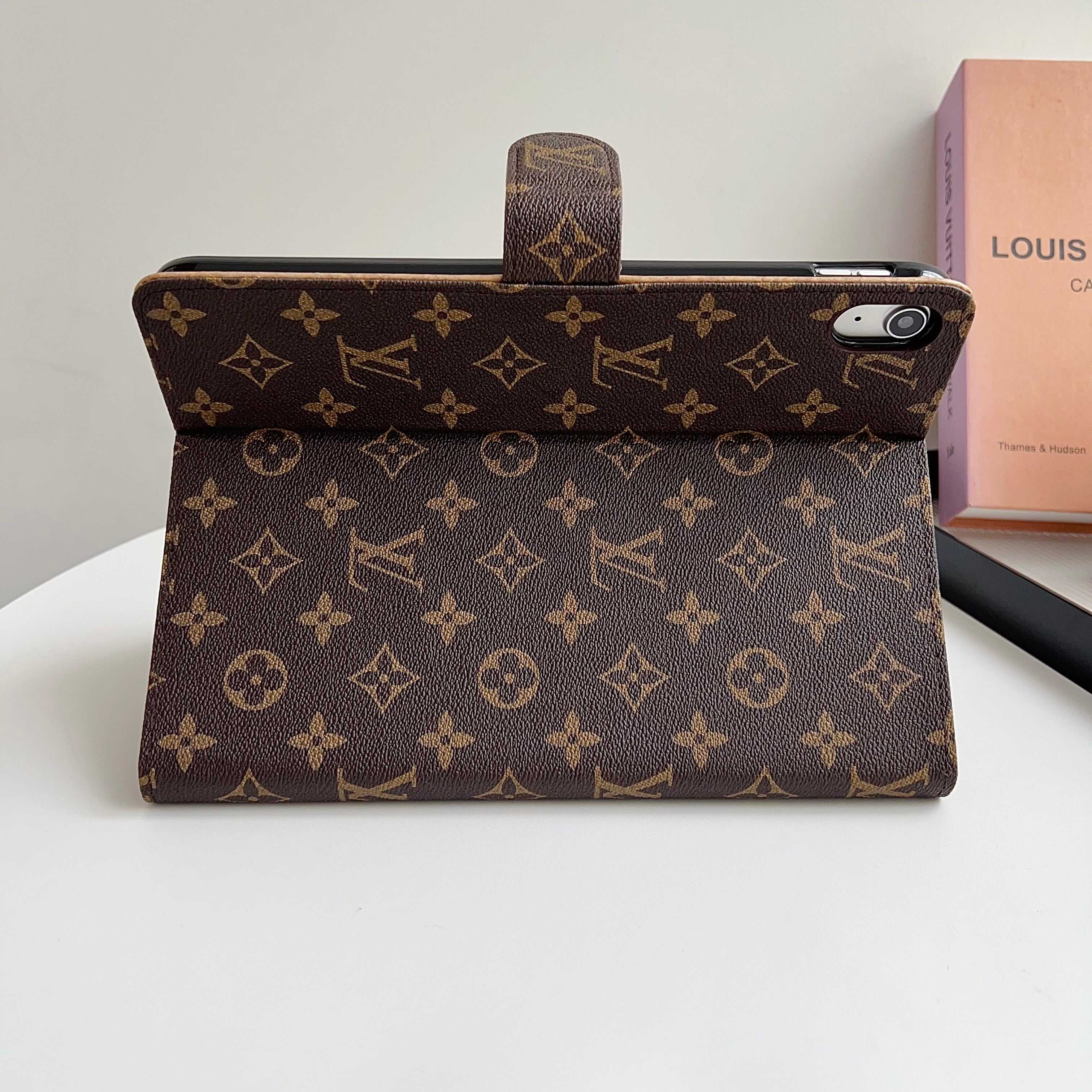 Classic Leather Monogram  iPad Case Small Printing-RCLV119 - Runycase