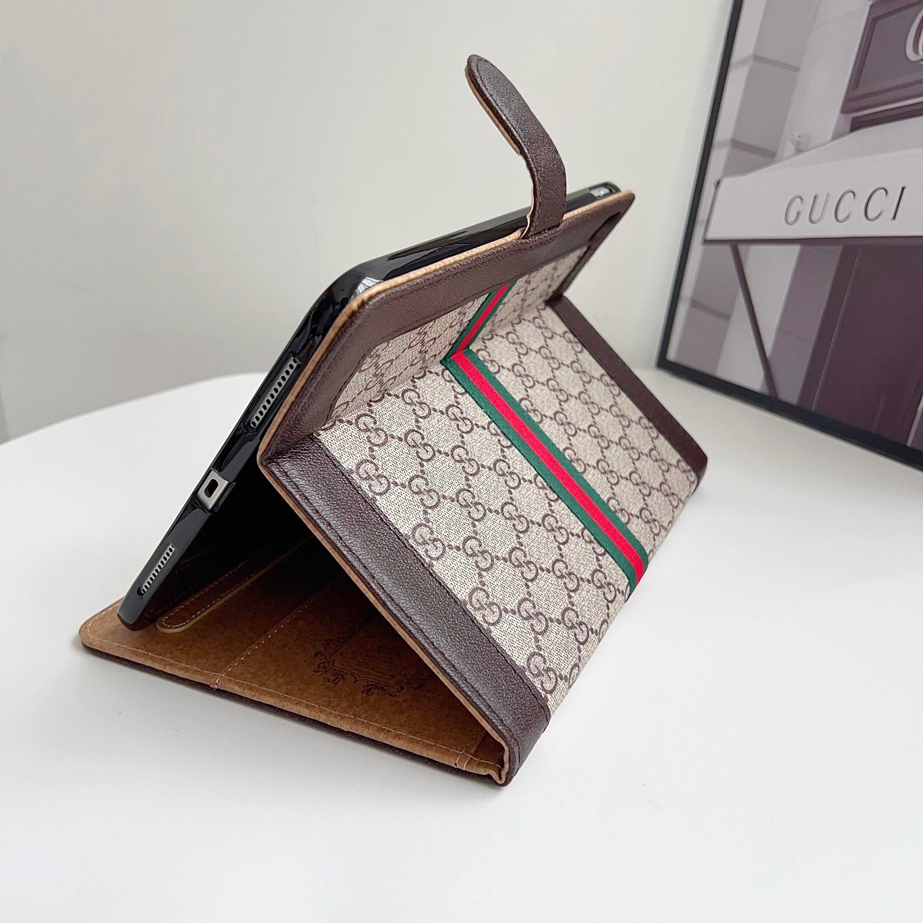 Classic Leather GG iPad Case -RCGG114 - Runycase