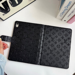High-quality Monogram  iPad Case Black Printing-RCLV116 - Runycase