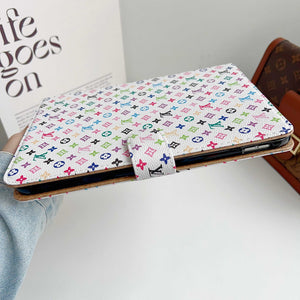 Stylish Leather Monogram  iPad Case Small Printing-RCLV117 - Runycase