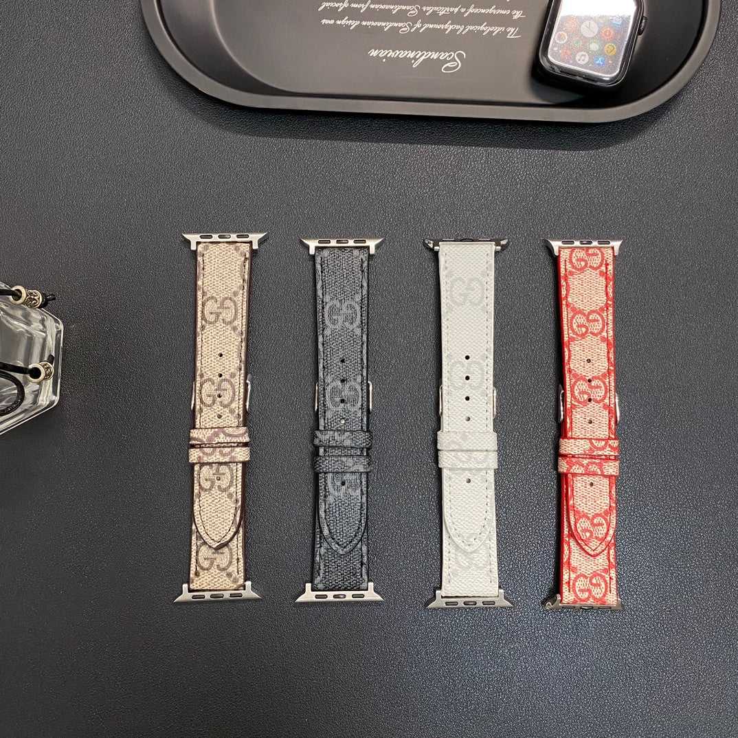High-quality GG Apple Watch Band Brown-RCGG108 - Runycase