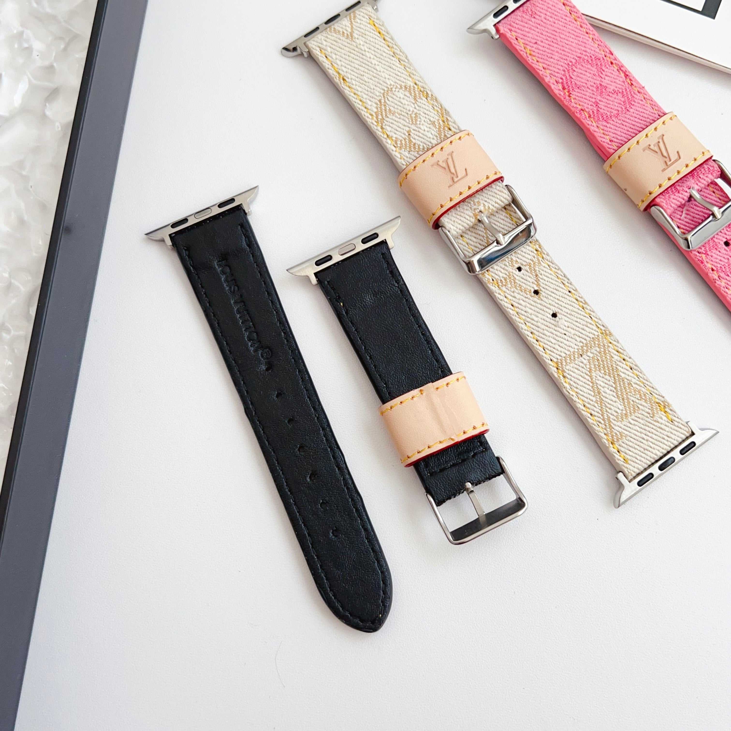 Luxury Monogram Apple Watch Band Blue-RCLV111 - Runycase