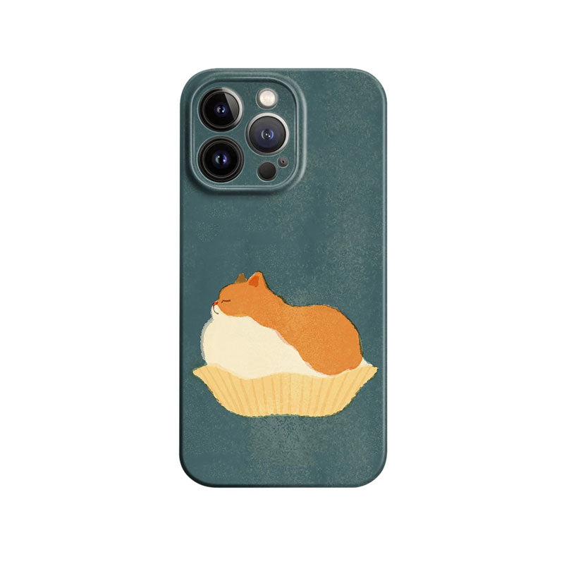 Obese kitten Phone Case For iPhone Atrovirens- 635120591741