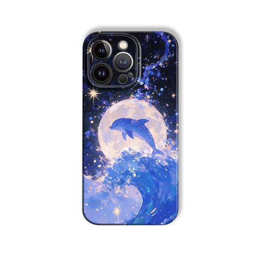 Dream Dolphin Phone Case For iPhone Blue-635120591727