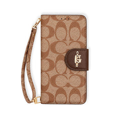 High-quality Leather CH iPhone Case With Flip Wallet -RCCH172