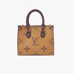 Vintage Monogram Leather Tote