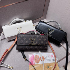 Sac à main en cuir texturé de luxe 030