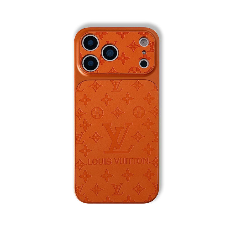 Monogram Luxury iPhone Case Orange-RCMO001