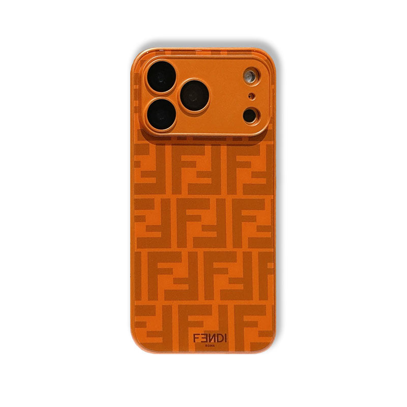 FD Stylish iPhone Case Orange-RCFD027