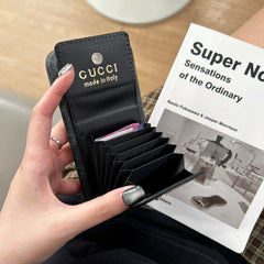 Étui de luxe GG pour iPhone avec porte-cartes pour la série iPhone 17 - RCGG181