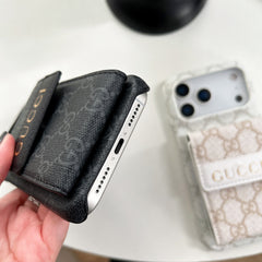 Étui de luxe GG pour iPhone avec porte-cartes pour la série iPhone 17 - RCGG181