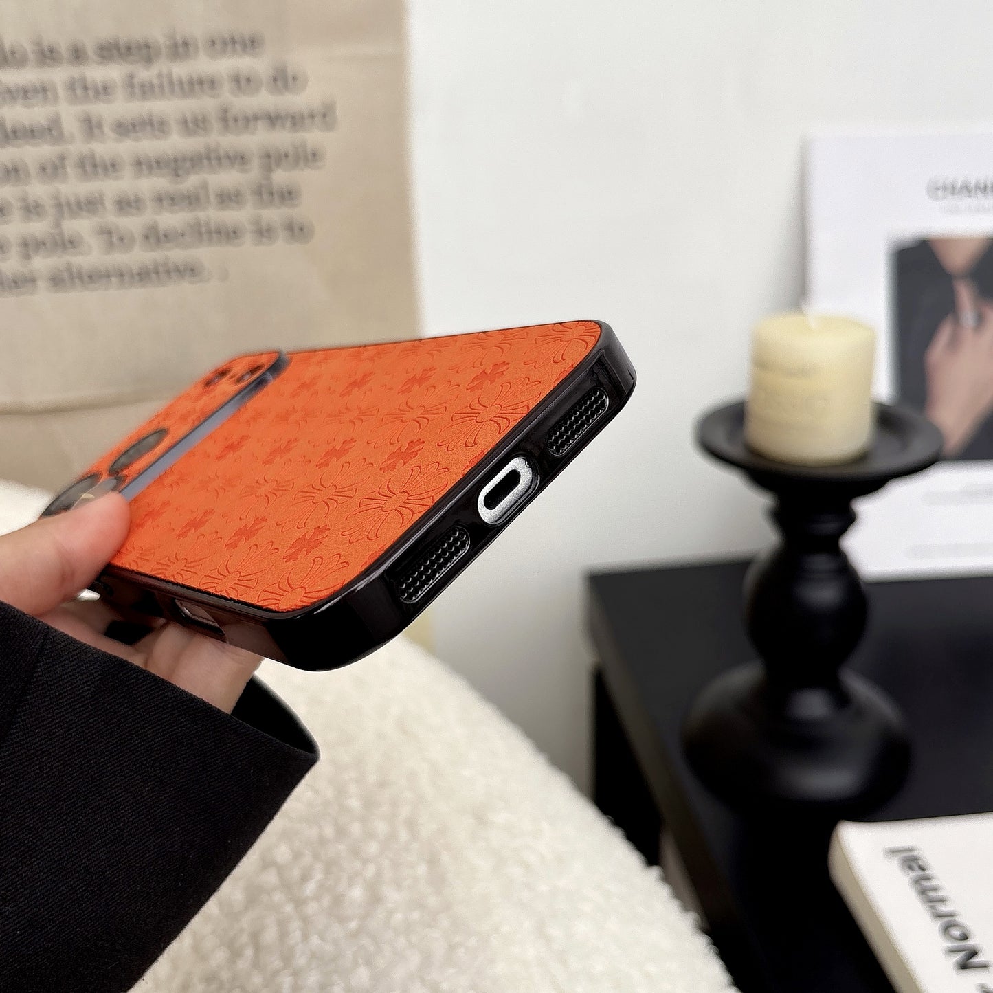 CHS Elegant iPhone Case Orange-RCCHS010