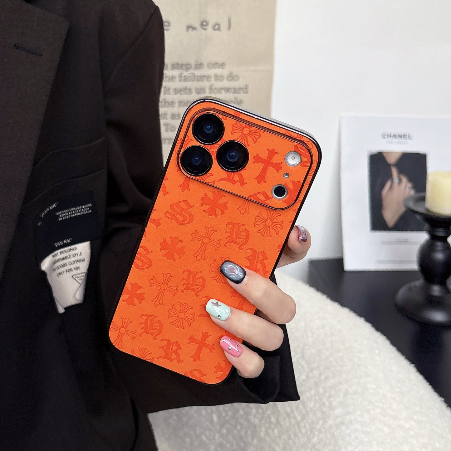 CHS Elegant iPhone Case Orange-RCCHS010