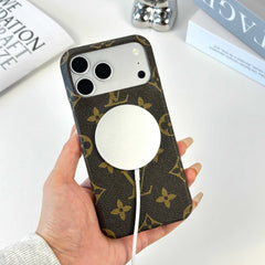 Monogram Premium Magnetic iPhone Case（Compatible With Magsafe）For iPhone 17 Series-RCLV061 - Runycase