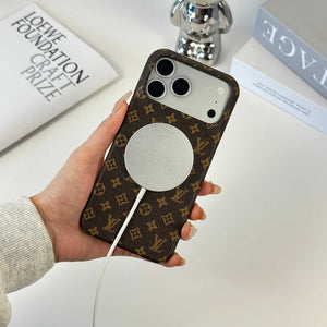 Monogram Premium Magnetic iPhone Case（Compatible With Magsafe）Small Printing -RCLV034 - Runycase