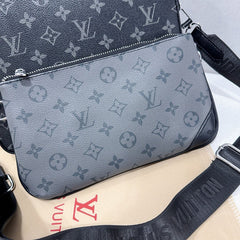 Sac Messager Trio Monogram Classique - L'Indispensable Mode 011
