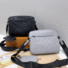 Sac Messager Trio Monogram Classique - L'Indispensable Mode 011