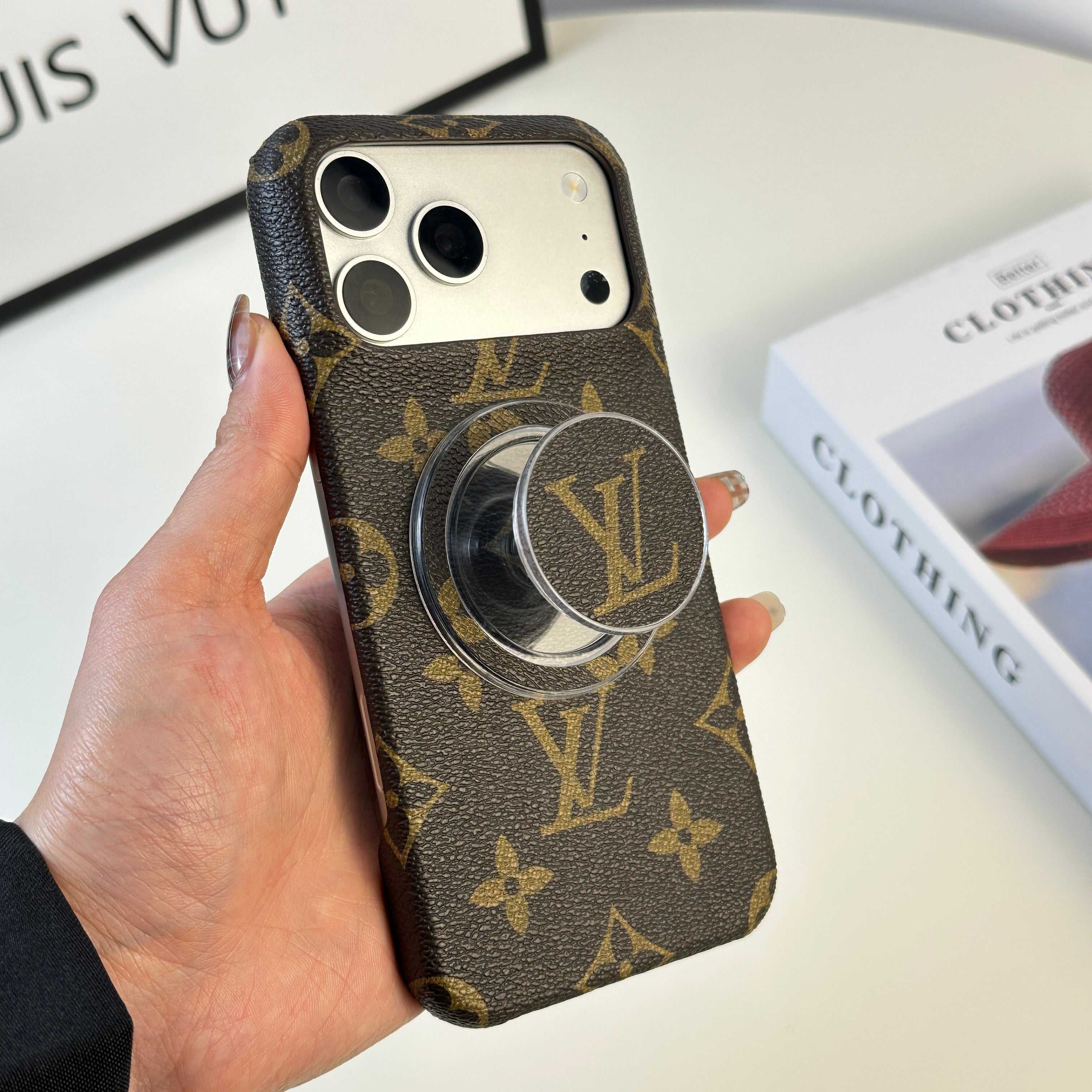 Monogram Luxury Magnetic Stand Big Printing-RCLV043 - Runycase