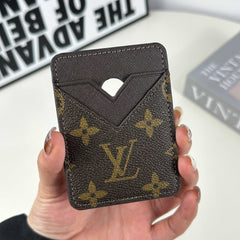 Monogram Classic Leather Magnetic Wallet Big Printing-RCLV049 - Runycase