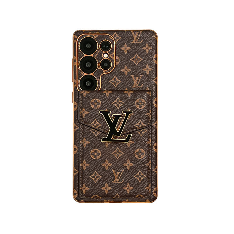 Monogram Samsung Galaxy S Series Case With Card Holder And Strap-RCLV091 - Runycase