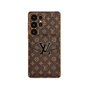 Monogram Samsung Galaxy S Series Case With Card Holder And Strap-RCLV091 - Runycase