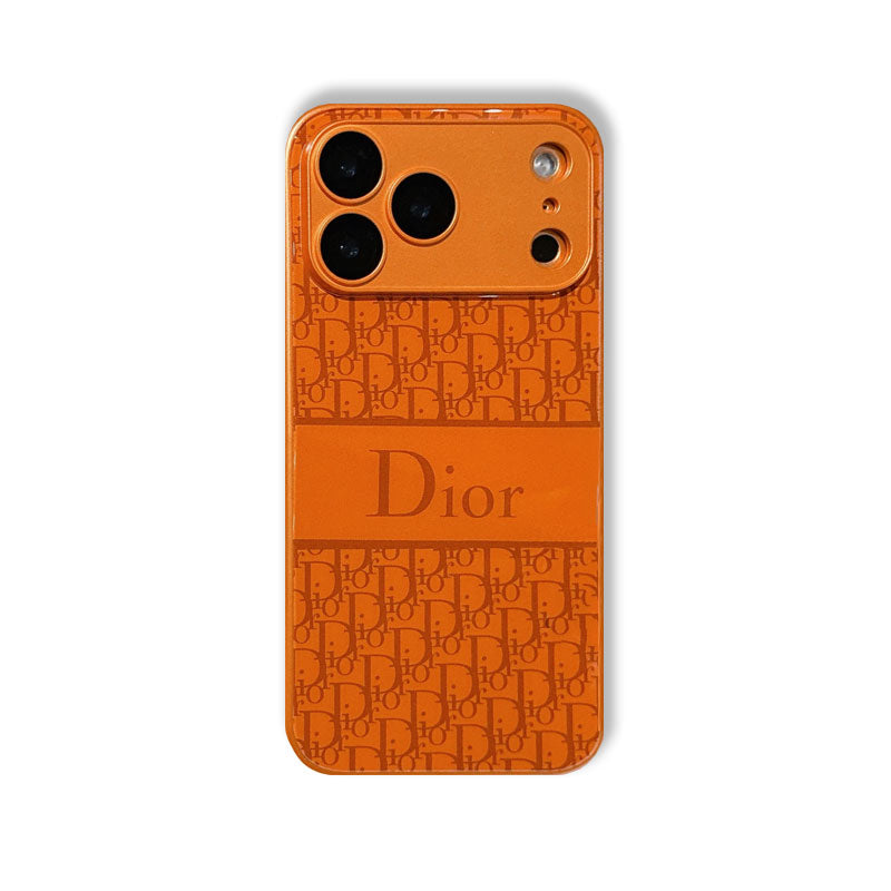 CD Luxury iPhone Case Orange-RCCD026