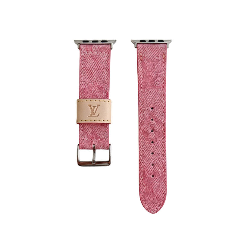 Luxury Monogram Apple Watch Band Blue-RCLV111 - Runycase