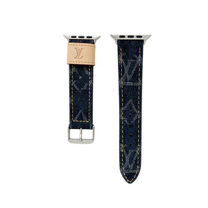 Luxury Monogram Apple Watch Band Blue-RCLV111 - Runycase