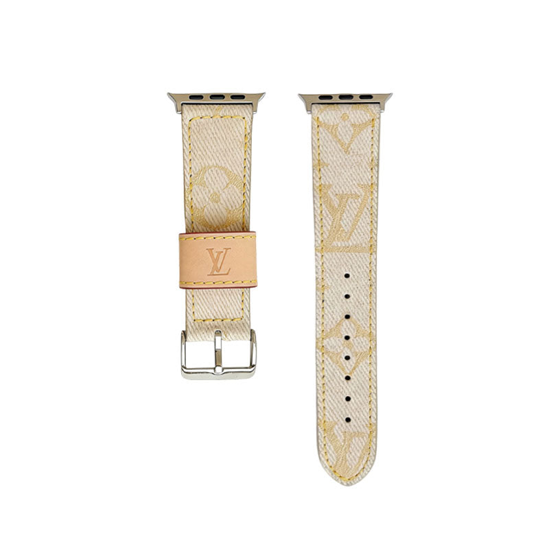 Luxury Monogram Apple Watch Band Blue-RCLV111 - Runycase