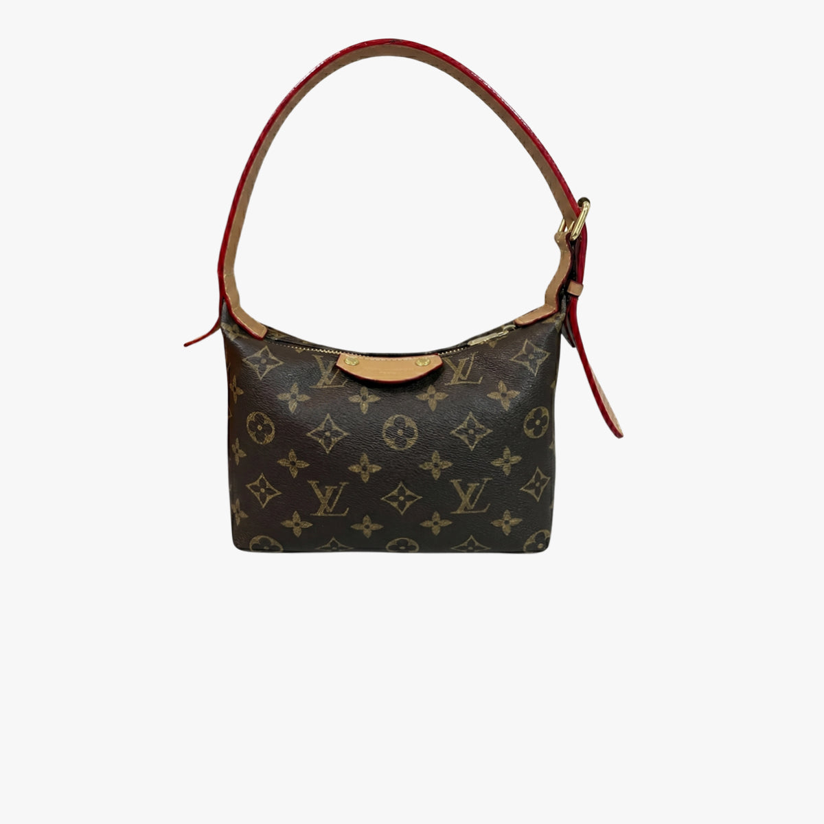 Monogram Leather Shoulder Bag
