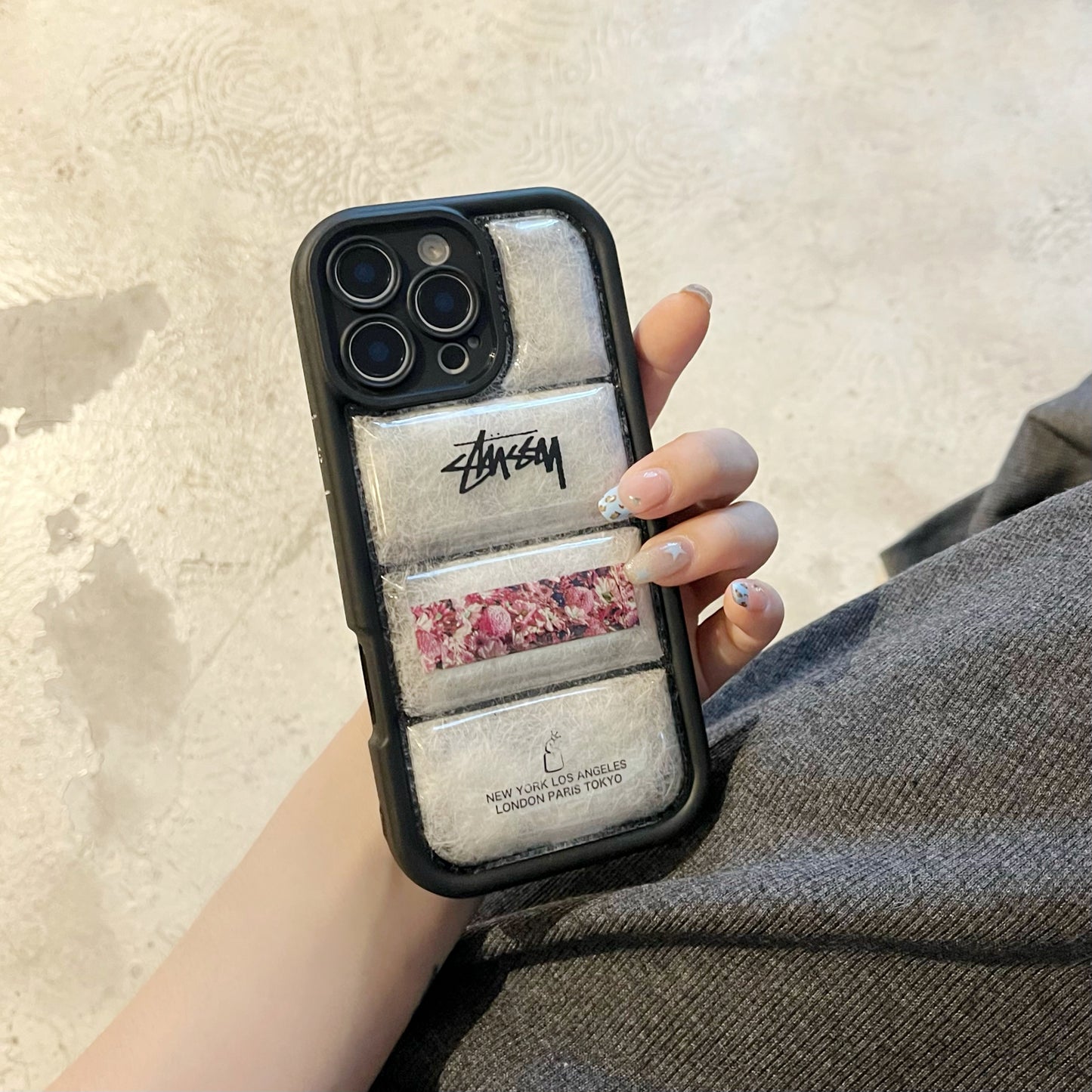 3D STY Puffer iPhone Case-RCK250102