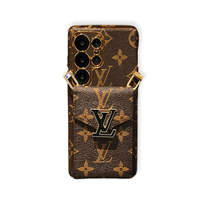 Monogram Samsung Galaxy S Series Case With Card Holder And Strap-RCLV091 - Runycase