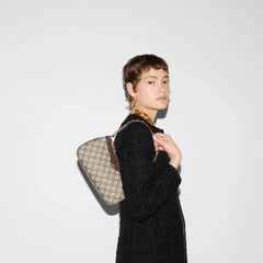 Sac bandoulière en toile à motifs