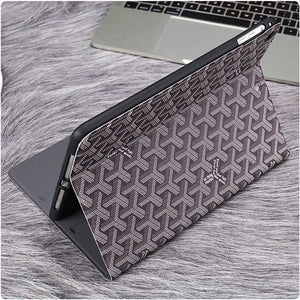 Luxury Leather GD iPad Case Black-RCGD121 - Runycase