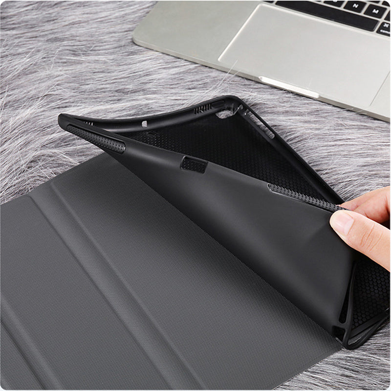 Luxury Leather GD iPad Case Black-RCGD121 - Runycase