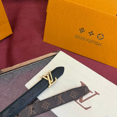 Luxury Navy Monogram Belt