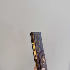 Luxury Monogram Samsung Galaxy S Series Case  With Card Holder-RCLV099 - Runycase