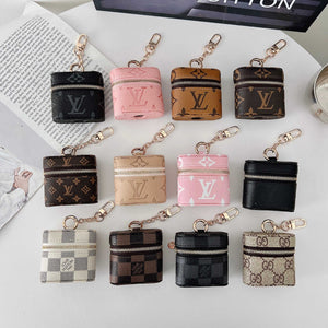 Premium Leather Monogram AirPods Cases-RCLV123