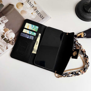 Classic GG iPhone Case With Wallet And Strap For iPhone 17 Series-RCGG090 - Runycase