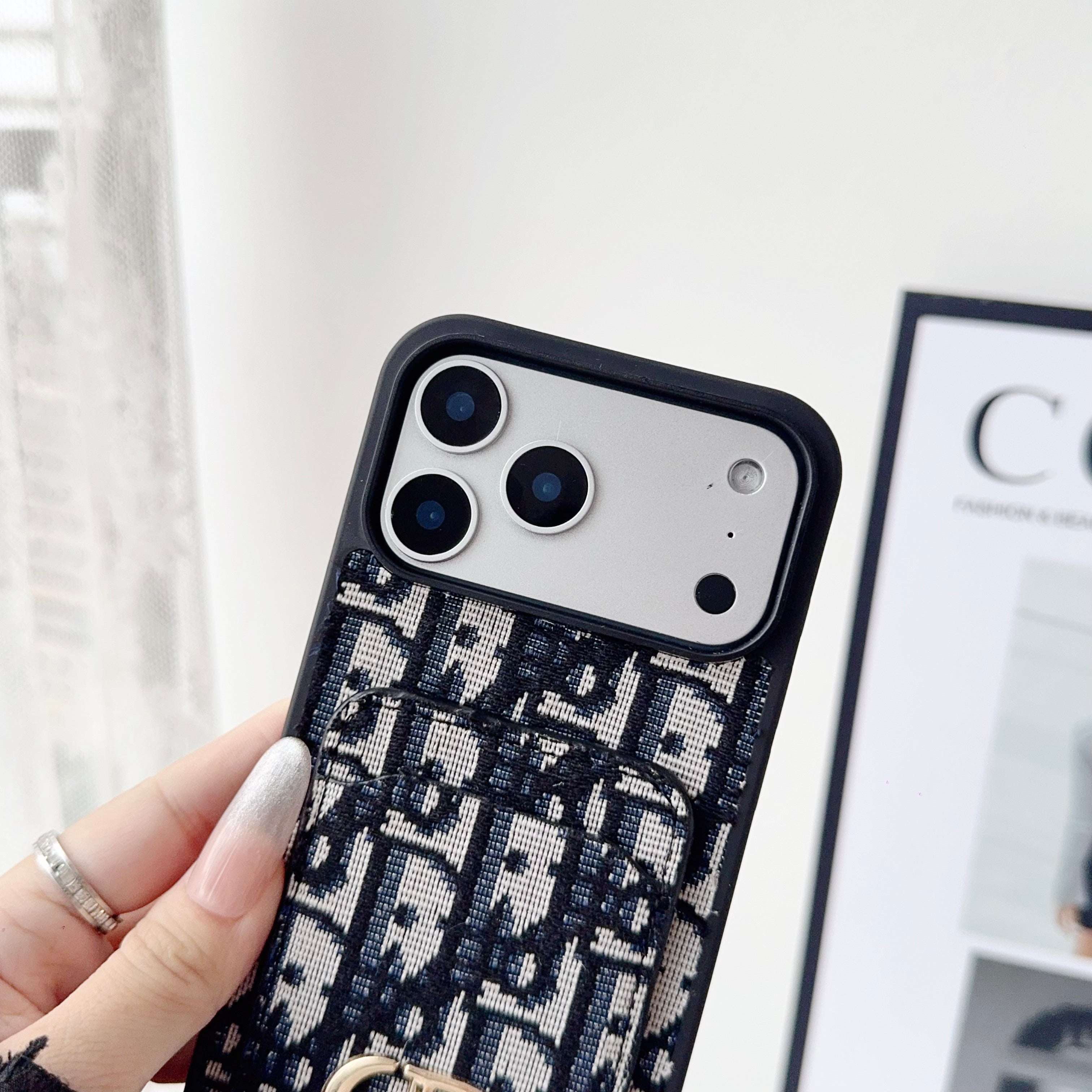 CD iPhone Case With Card Holder -RCCD154