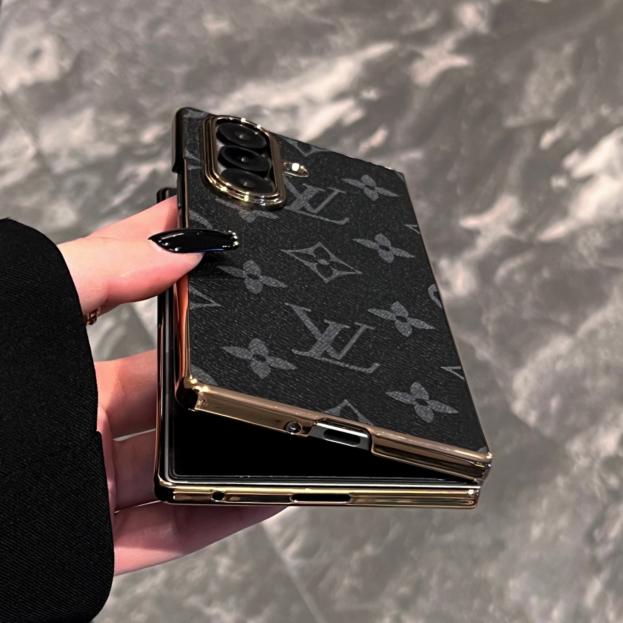 Premium Monogram Samsung Galaxy Z Fold Series Case-RCLV094 - Runycase