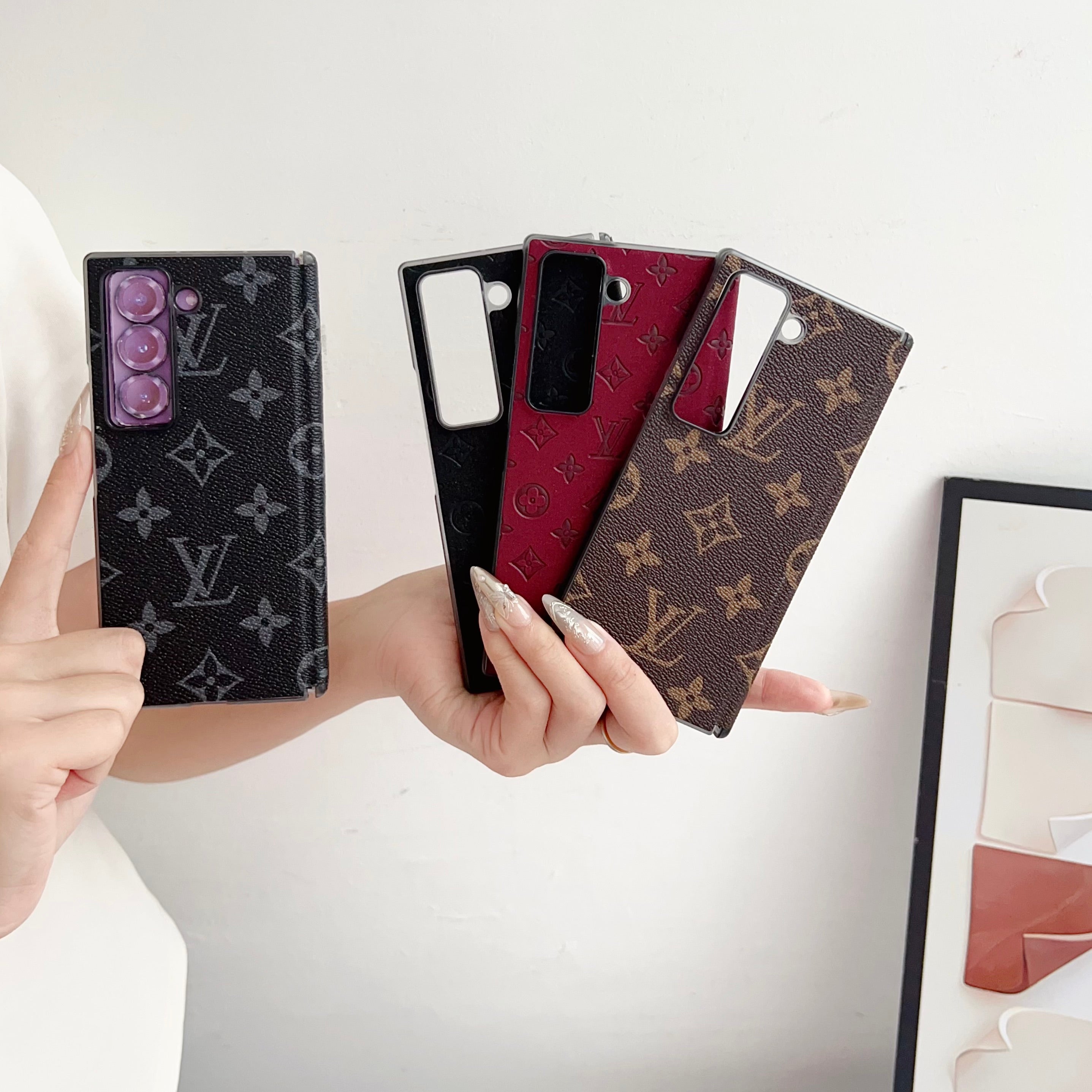 Elegant Monogram Samsung Galaxy Z Fold Series Case-RCLV105 - Runycase