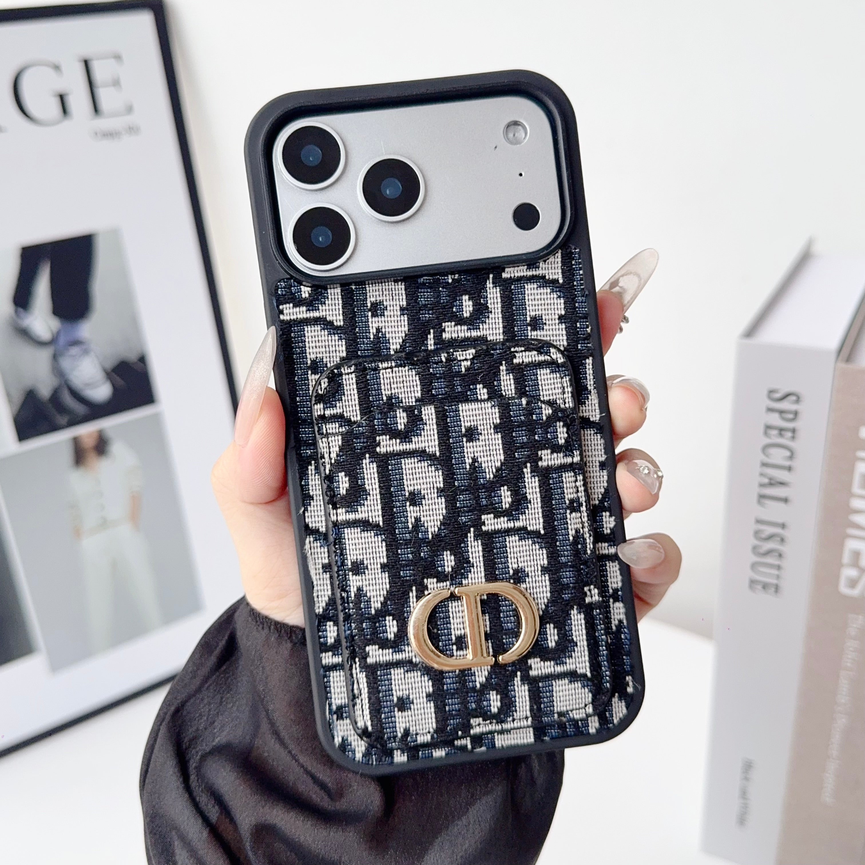 CD iPhone Case With Card Holder -RCCD154