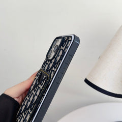 Coque iPhone CD en tissu avec porte-cartes - RCCD155