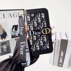 Étui pour iPhone CD avec porte-cartes et dragonne-RCCD156