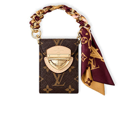 Premium Leather Monogram  Card Wallet-RCLV217
