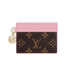 Classic Leather Monogram Card Wallet – RCLV199